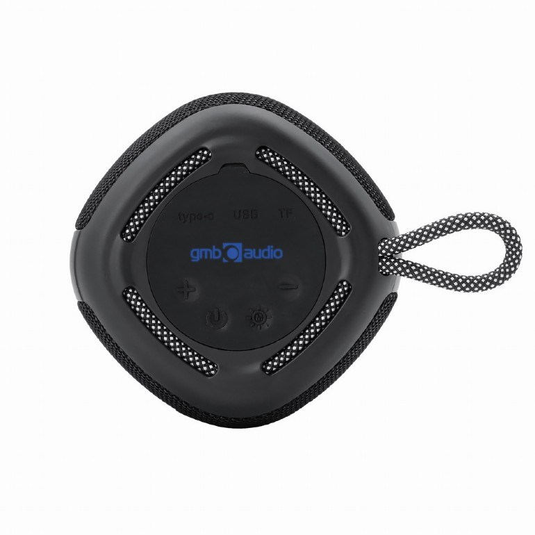 GEMBIRD Repro SPK-BT-LED-03-BK, Bluetooth, 5W, RGB LED podsvícení, černá