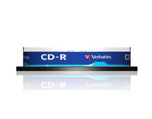 VERBATIM CD-R(10-Pack)Spindle/EP/DL/52x/700MB