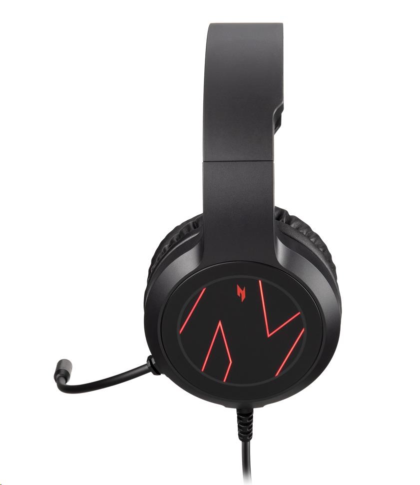 Acer sluchátka NITRO GAMING HEADSET 310 (NHW310),herní,audio kontrol box,20KHz,ENC,Black
