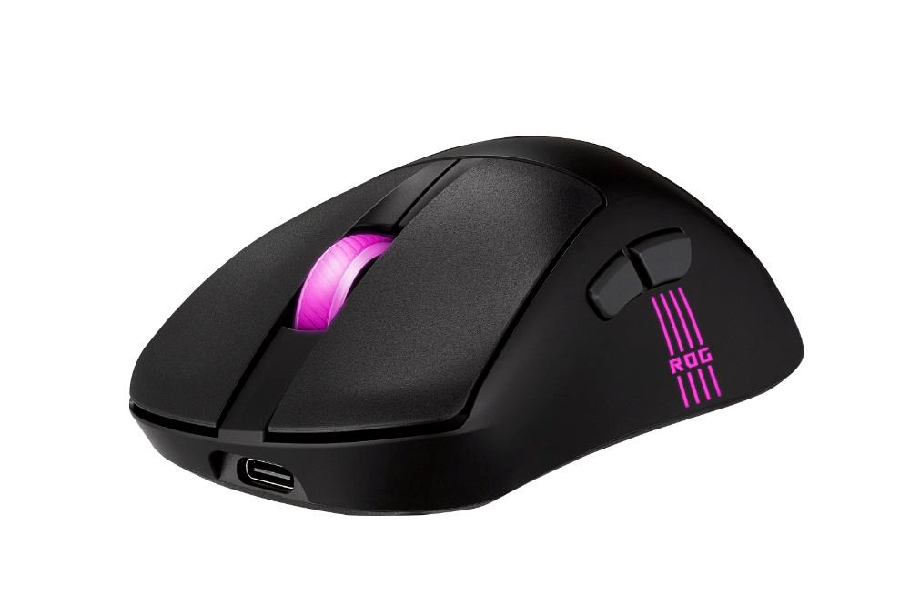 ASUS myš ROG Keris II Origin, bezdrátová herní myš, černá
