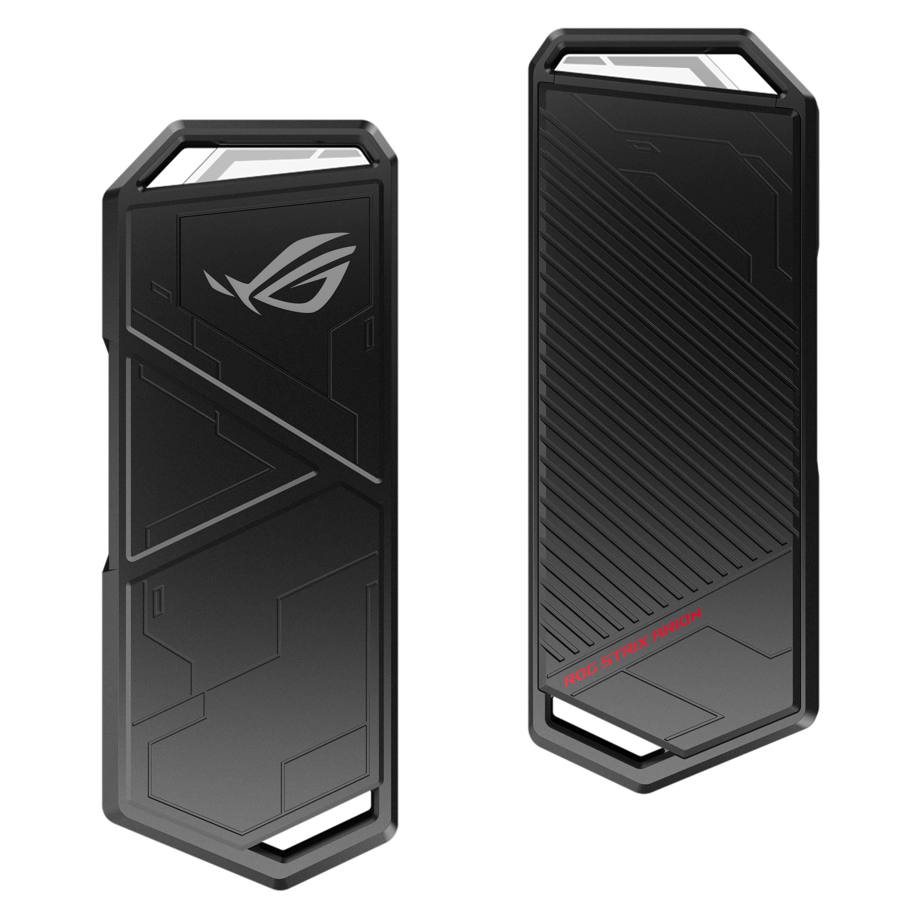 ASUS ROG STRIX ARION SSD NVME AURA case, USB-C 3.2, M.2 NVMe SSD kovový box, délka 30-80 mm, AURA RGB