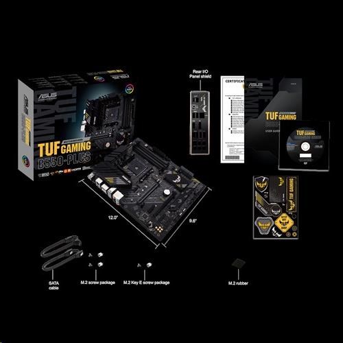 ASUS MB Sc AM4 TUF GAMING B550-PLUS, AMD B550, 4xDDR4, 1xDP, 1xHDMI