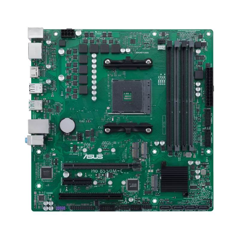 ASUS MB Sc AM4 PRO B550M-C/CSM, AMD B550, 4xDDR4, 2xDP, 1xHDMI, mATX