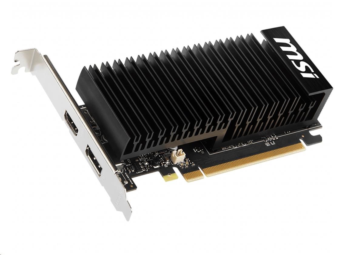 MSI VGA NVIDIA GeForce GT 1030 2GHD4 LP OC, GT 1030, 2GB DDR4, 1xDP, 1xHDMI