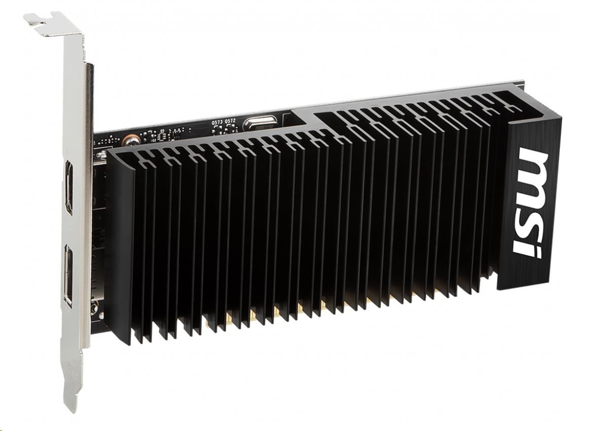 MSI VGA NVIDIA GeForce GT 1030 2GHD4 LP OC, GT 1030, 2GB DDR4, 1xDP, 1xHDMI