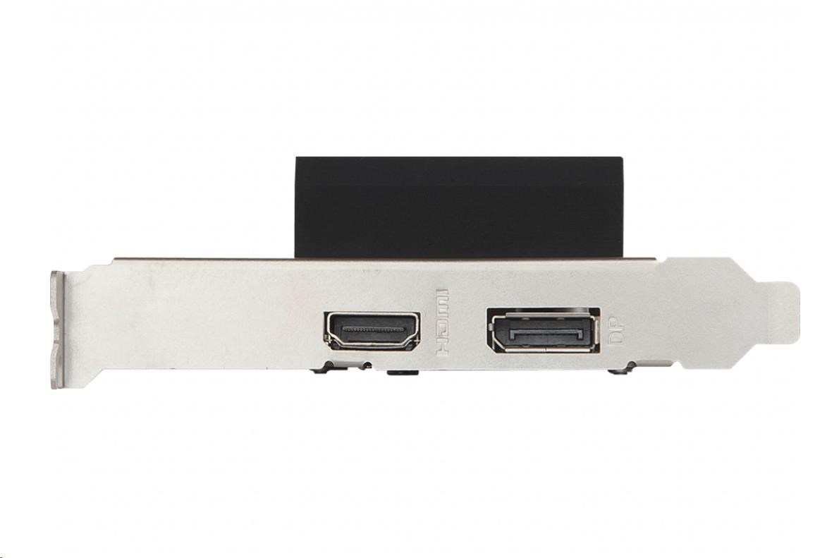 MSI VGA NVIDIA GeForce GT 1030 2GHD4 LP OC, GT 1030, 2GB DDR4, 1xDP, 1xHDMI