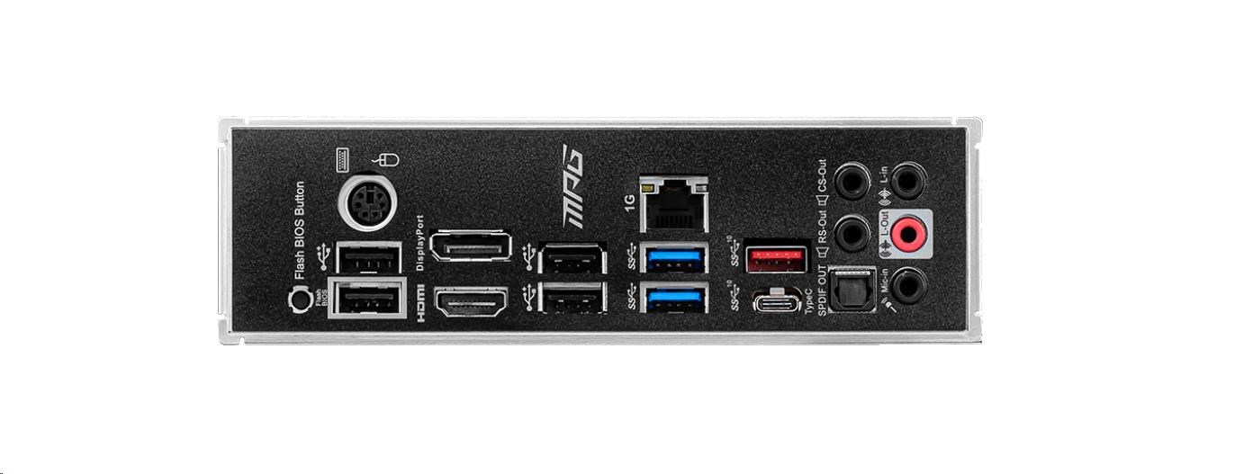 MSI MB Sc AM4 MPG B550 GAMING PLUS, AMD B550, 4xDDR4, VGA, ATX