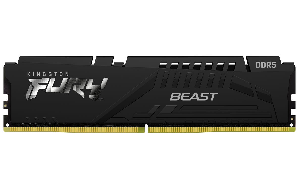 KINGSTON DIMM DDR5 16GB 6400MT/s CL32 ECC FURY Beast EXPO Černá