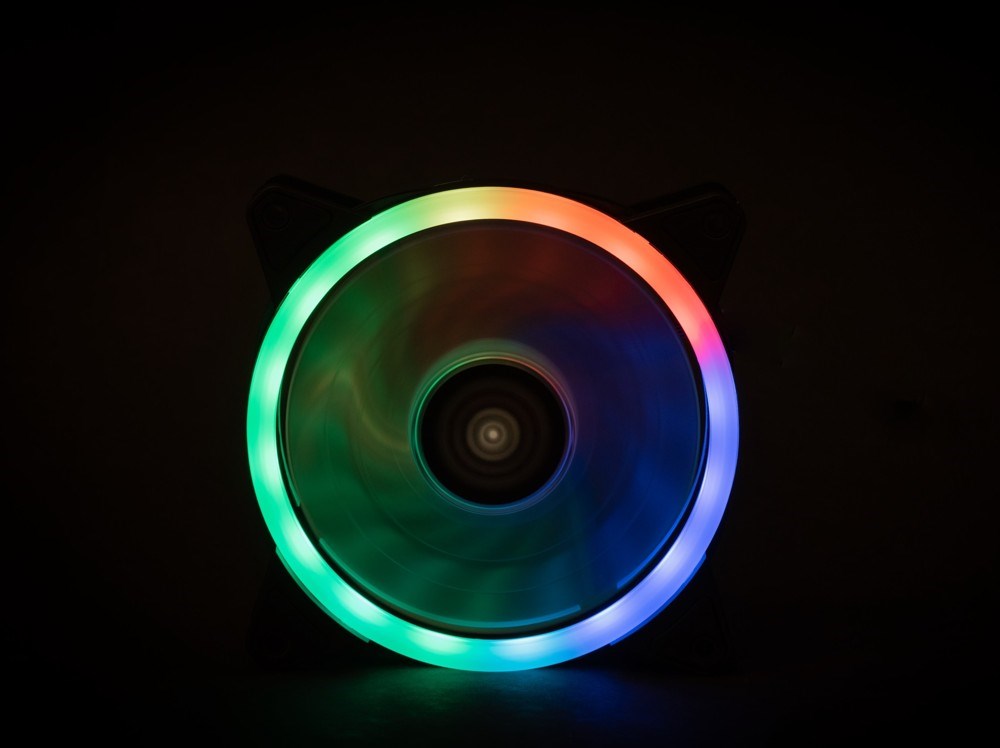 1stCOOL Fan AURA EVO Dual Ring ARGB ventilátor 12cm