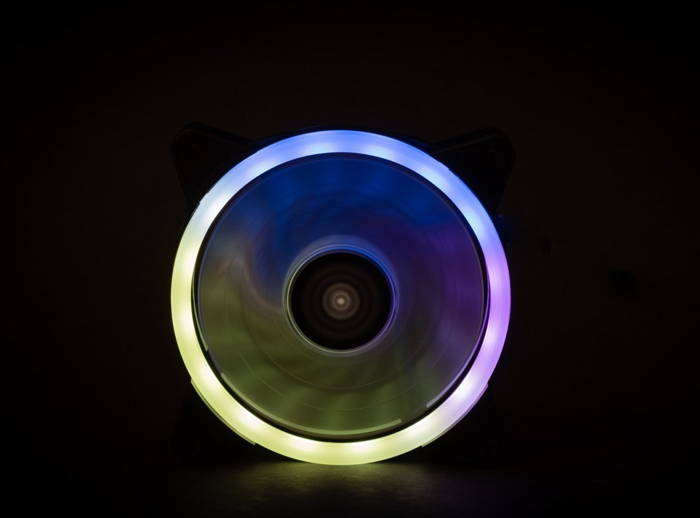 1stCOOL Fan AURA EVO Dual Ring ARGB ventilátor 12cm