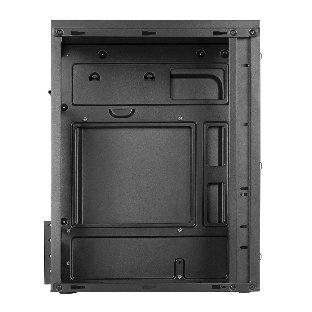 1stCOOL skříň STEP 6, micro tower, AU, USB 3.0, USB-C, CR, bez zdroje, černá