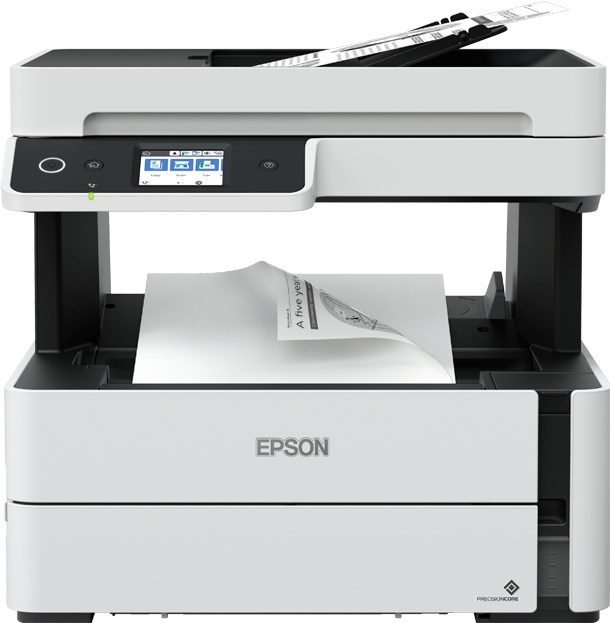 EPSON tiskárna ink EcoTank Mono M3180, 4v1, A4, 39ppm, Ethernet, Wi-Fi, Duplex, LCD, ADF,Záruka 5 let po registraci