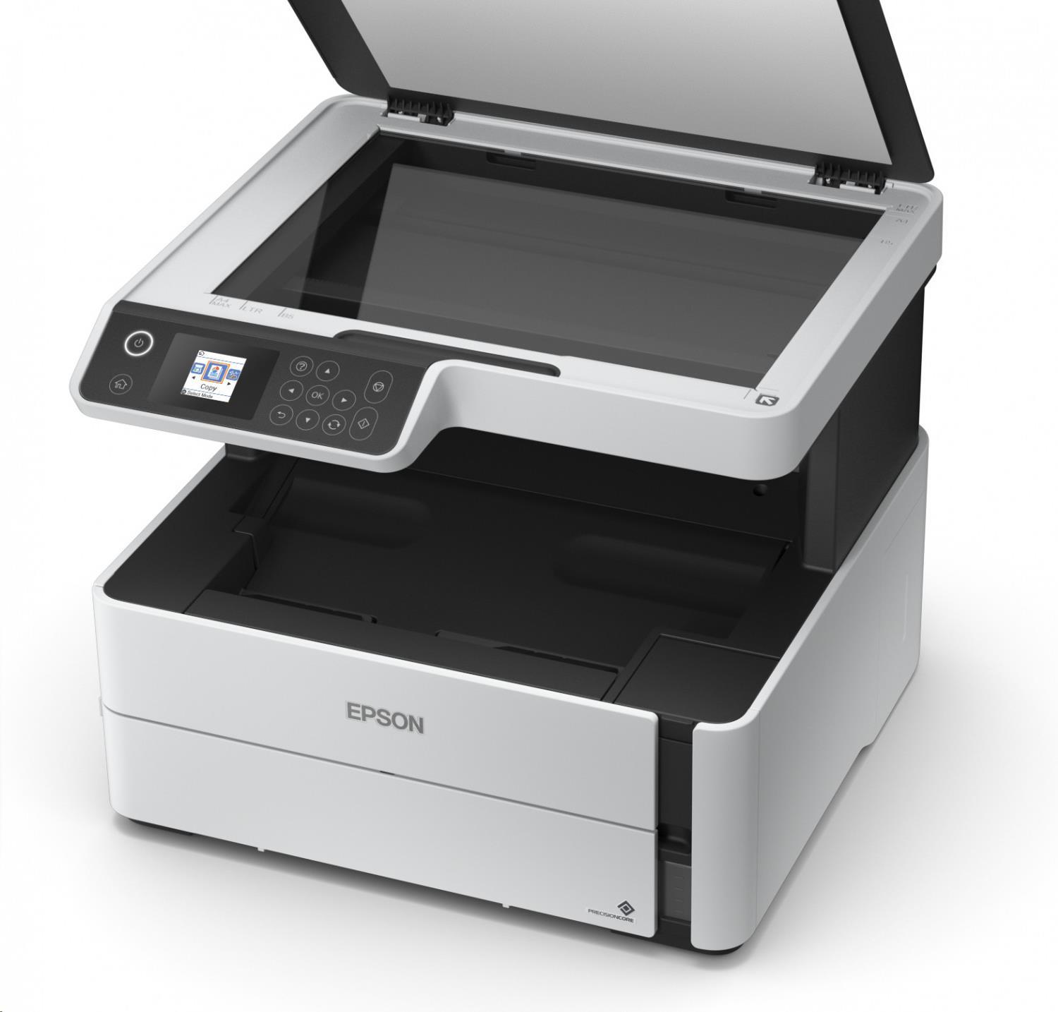 EPSON tiskárna ink EcoTank Mono M2170, 3v1, A4, 39ppm, USB, Ethernet, Wi-Fi, Duplex,Záruka 5 let po registraci zdarma