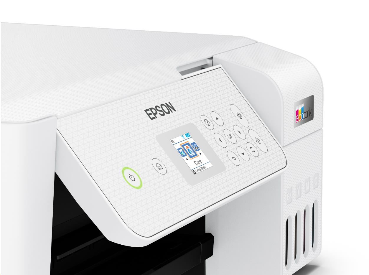 EPSON tiskárna ink EcoTank L3286, 5760x1440dpi, A4, 33ppm, USB, Wi-Fi, sken, bílá,Záruka 5 let po registraci zdarma