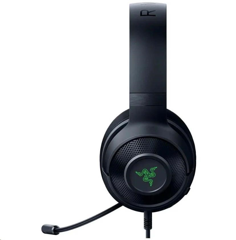RAZER sluchátka Kraken V3 X, USB, RGB, černá