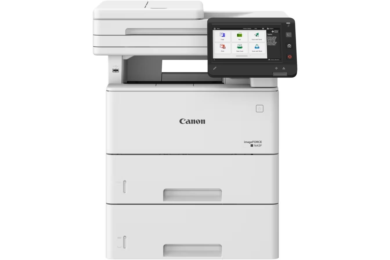 Canon imageFORCE 1643 černobílá laserová MF (kopírování/tisk/skenování/odesílání) A4, 43str./min., LCD, USB, LAN, Wi-Fi
