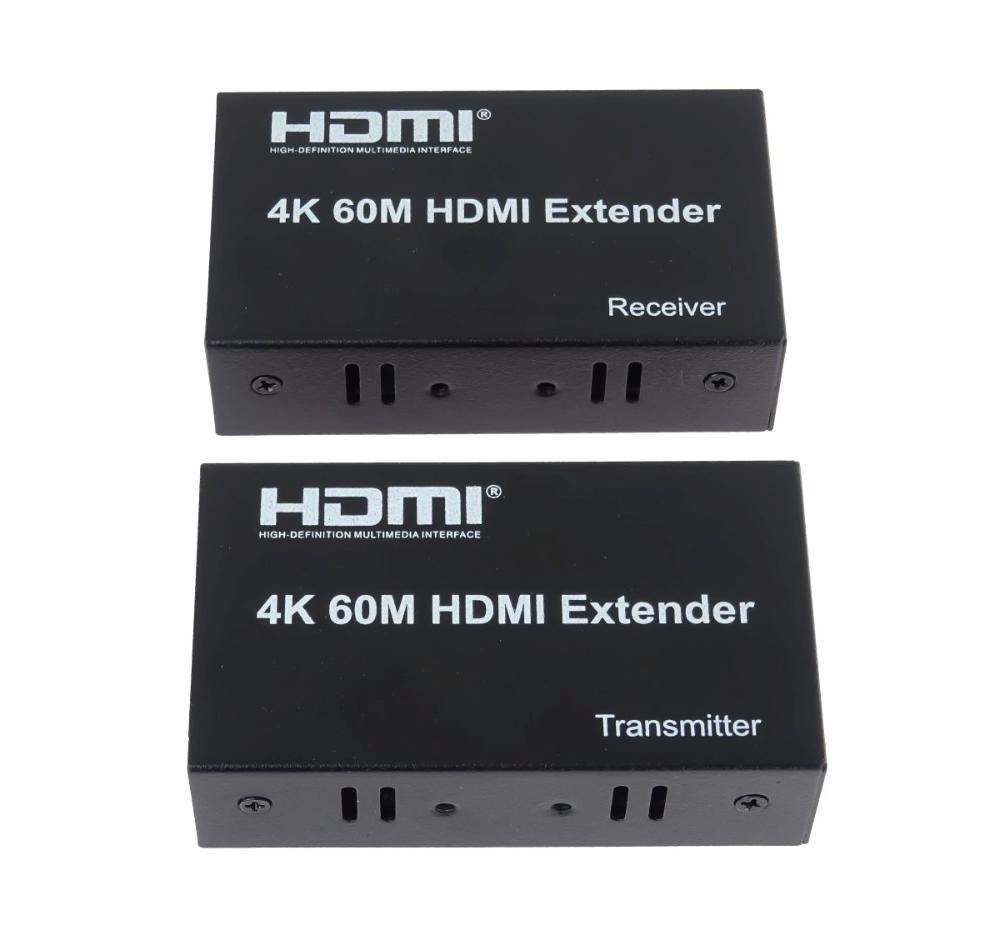 PremiumCord HDMI2.0 extender na 60m přes jeden kabel Cat5e/Cat6/Cat7
