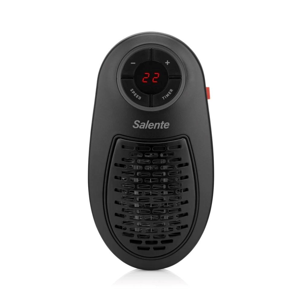 Salente HotHeat, teplovzdušný mini ventilátor, 500 W, černý