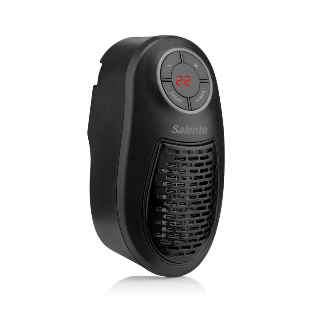 Salente HotHeat, teplovzdušný mini ventilátor, 500 W, černý