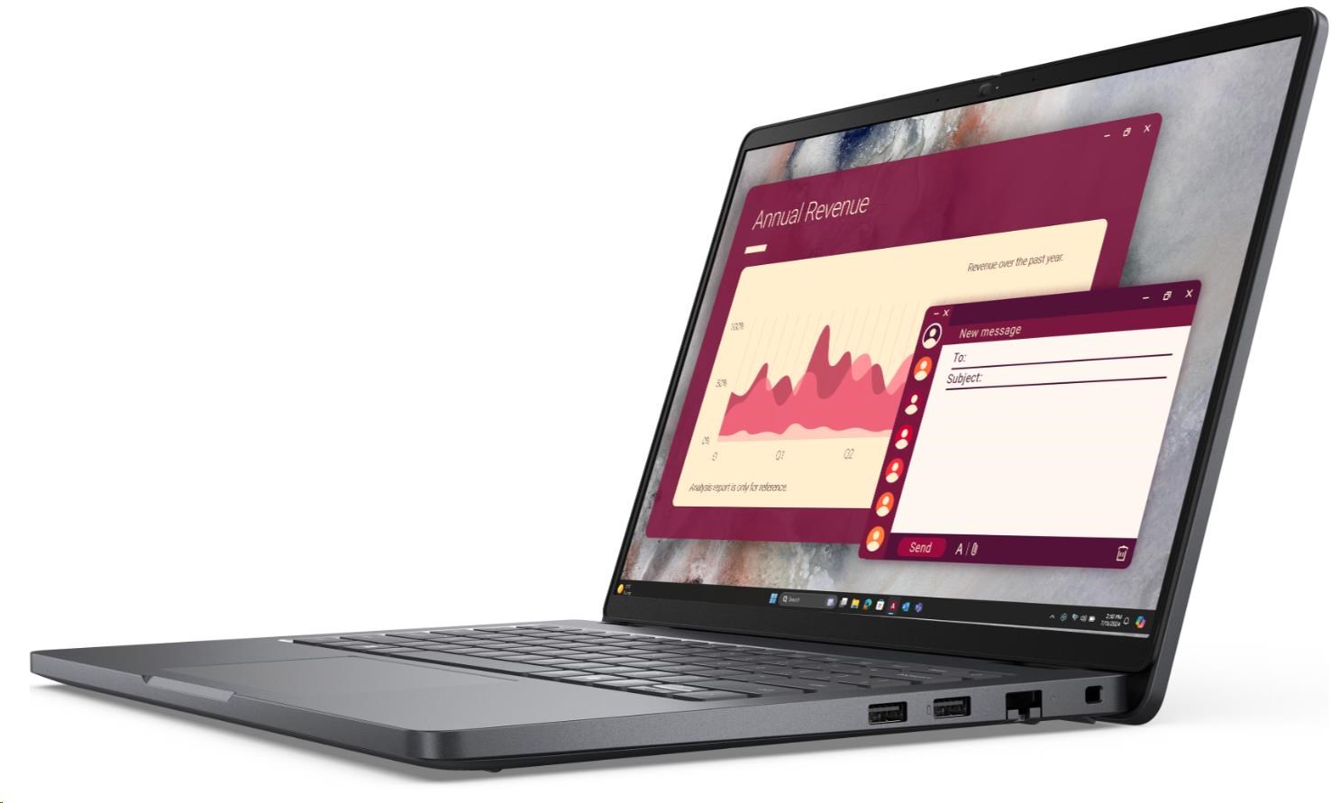 DELL NTB Pro 14 PC14250/i5-120U/8GB/512SSD/14" FHD+ /IR Cam & Mic/65W/WLAN/vPro|Backlit Kb/W11 Pro/3Y PS NBD