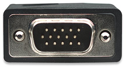 MANHATTAN kabel SVGA k monitoru s feritovými jádry, HD15 Male / HD15 Male, 1.8m, Black