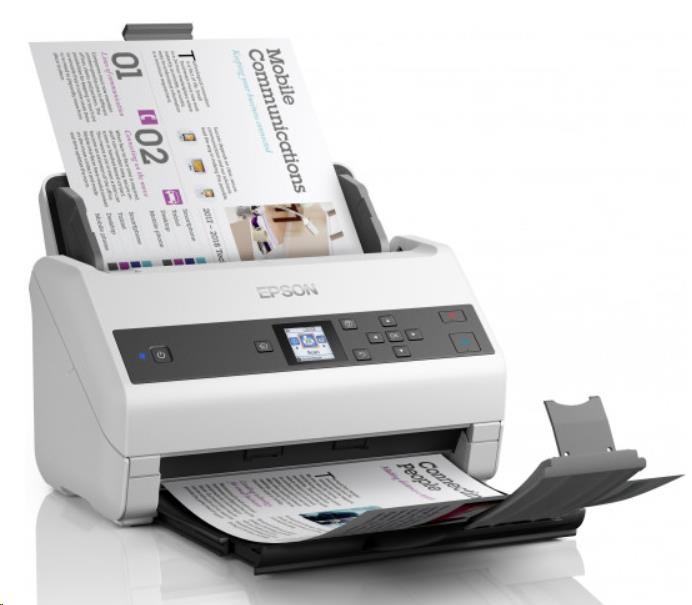 EPSON skener WorkForce DS-870, A4, 600x600 dpi, Duplex, USB 3.0 Záruka 3 let po registraci