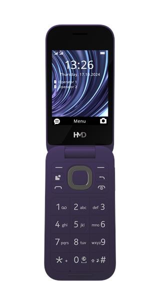 BAZAR - HMD Nokia 2660 Flip Dual SIM, 4G, fialová (2025), (CZ, SK, HU) - rozbaleno, použito