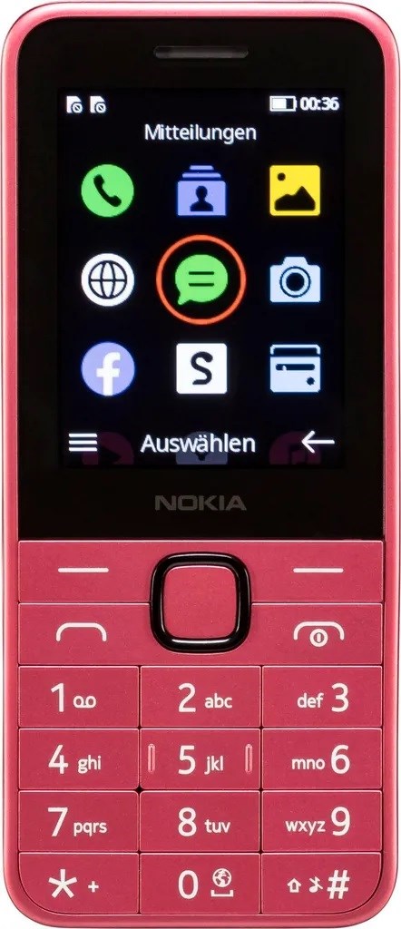 BAZAR - Nokia 225 Dual SIM, 4G, růžová (2024), (CZ, SK, HU) - rozbaleno