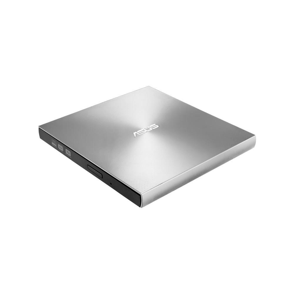 ASUS DVD ZenDrive SDRW-08U9M-U SILVER, External Slim DVD-RW, USB Type-C/Type-A, M-DISC