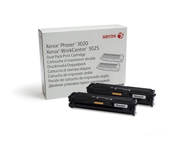 Xerox Black Toner pro Phaser 3020/3025 Dual pack (3000 str.)