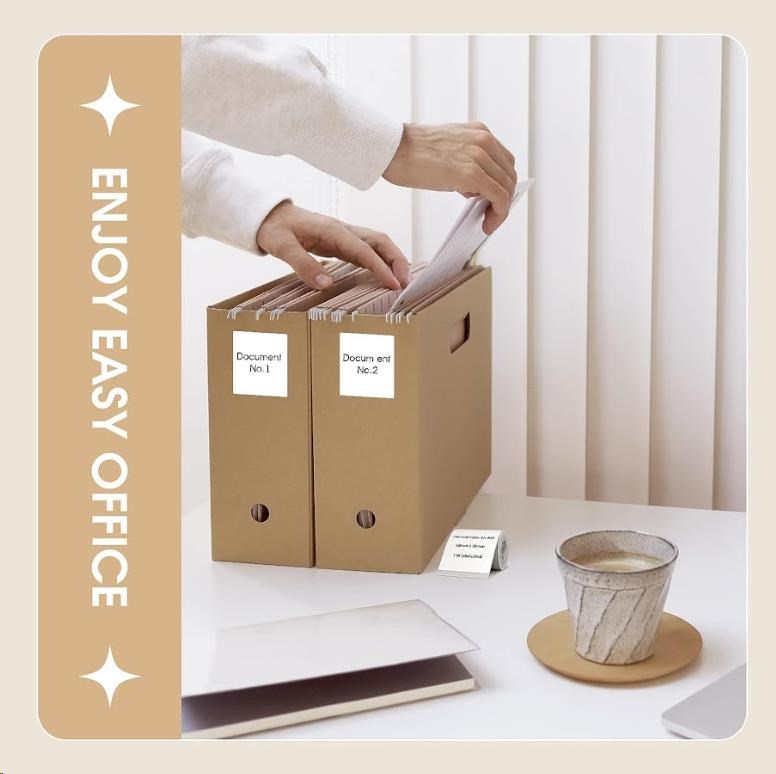 BAZAR - Niimbot štítky R 50x30mm 230ks White pro B21, B21S, B3S, B1 - Poškozený obal (Komplet)