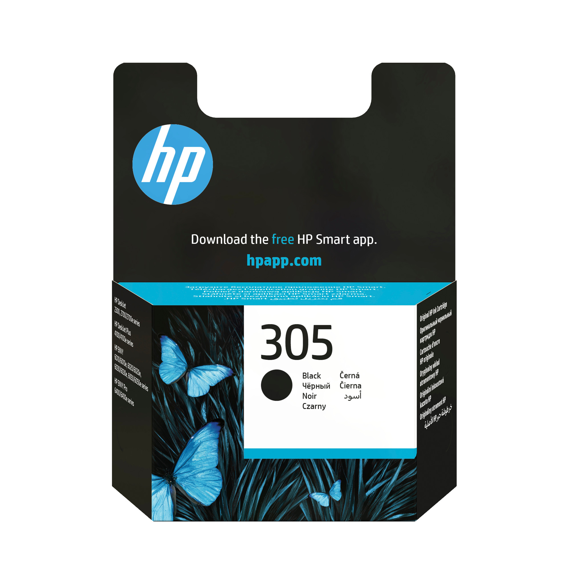 HP 305 Black Original Ink Cartridge (120 pages)