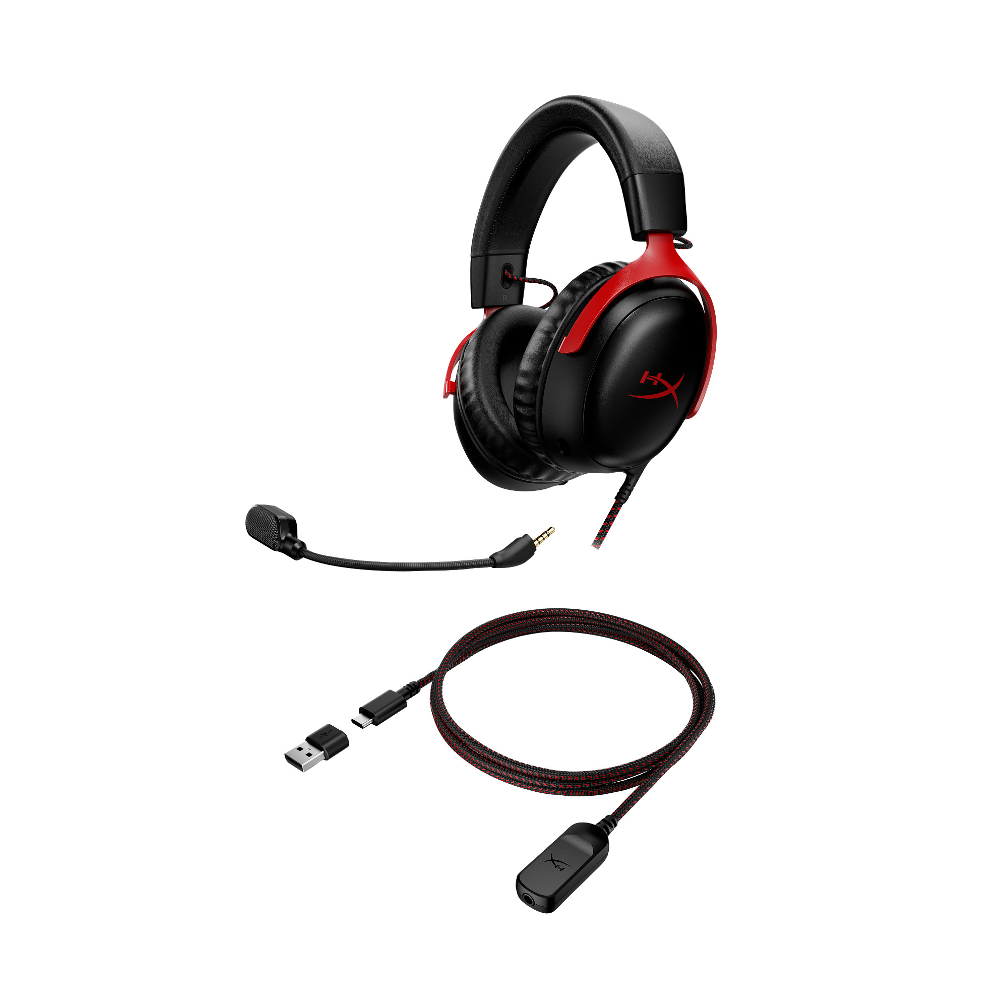 HyperX Cloud III BLK/RED GAM HEADSET - Sluchátka k PC