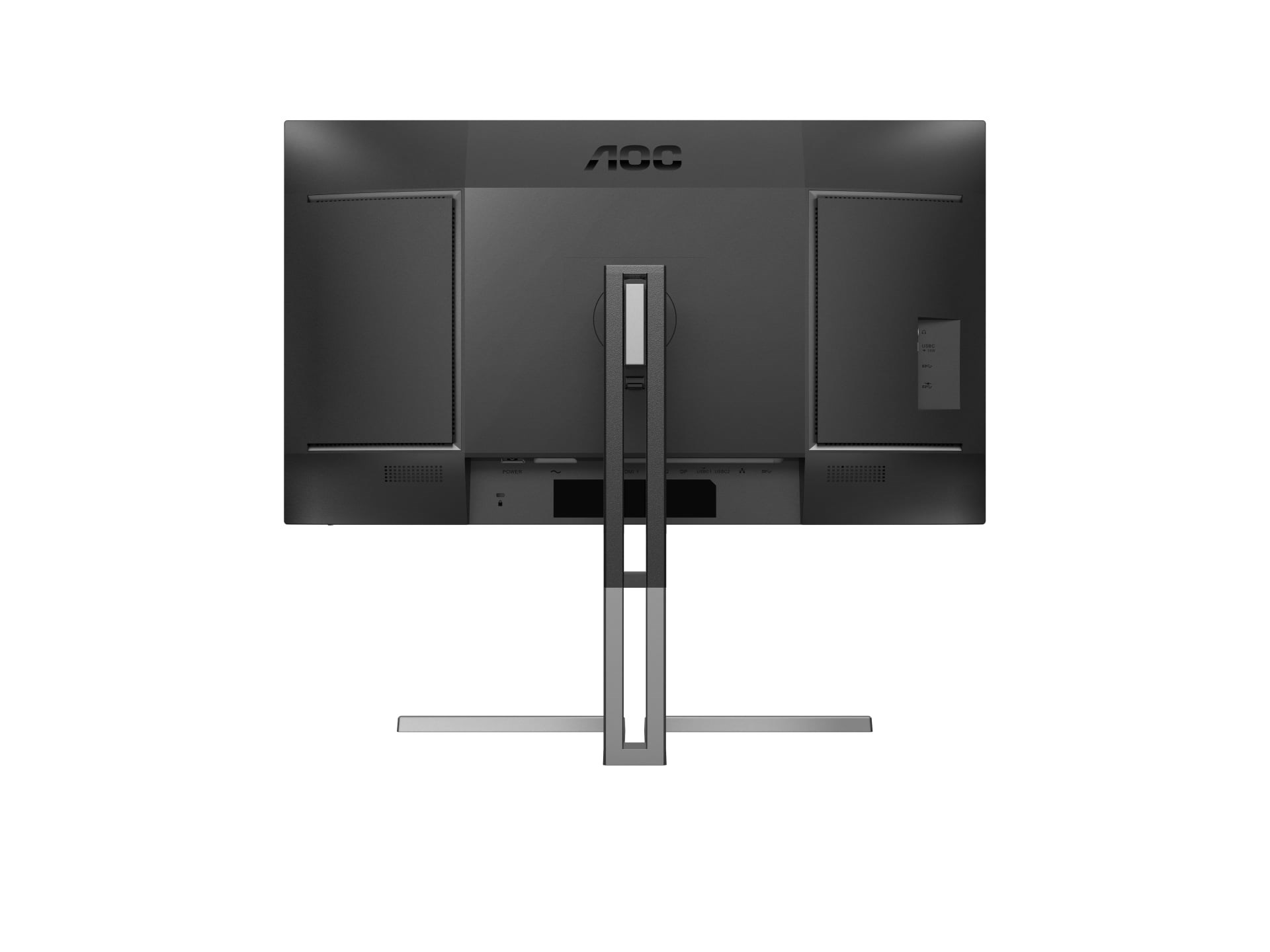 AOC MT IPS LCD WLED 27" U27U3CV - IPS nano color, 3840x2160, HDMI, DP, USB-C, USB 3.2, RJ45, pivot, repro
