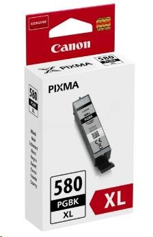 Canon CARTRIDGE PGI-580XL pigmentová černá pro PIXMA TS615x, TS625x, TS635x, TR7550, TS815x (400 str.)