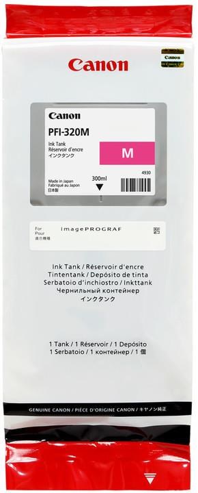 CanonCartridge PFI-320 purpurová 300ml, pro TM 20x, 20x MFP L24ei, 30x, 30x MFP L36ei