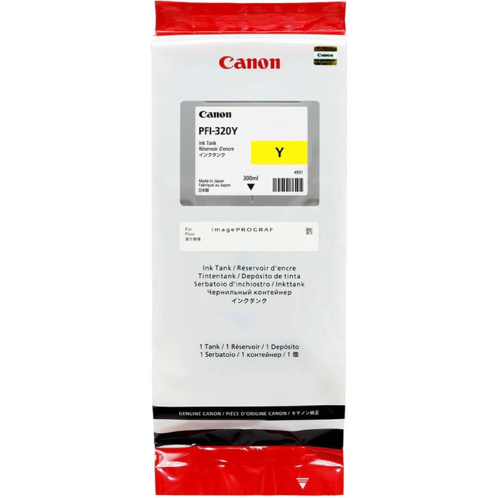 CanonCartridge PFI-320 žlutá 300ml, pro TM 20x, 20x MFP L24ei, 30x, 30x MFP L36ei