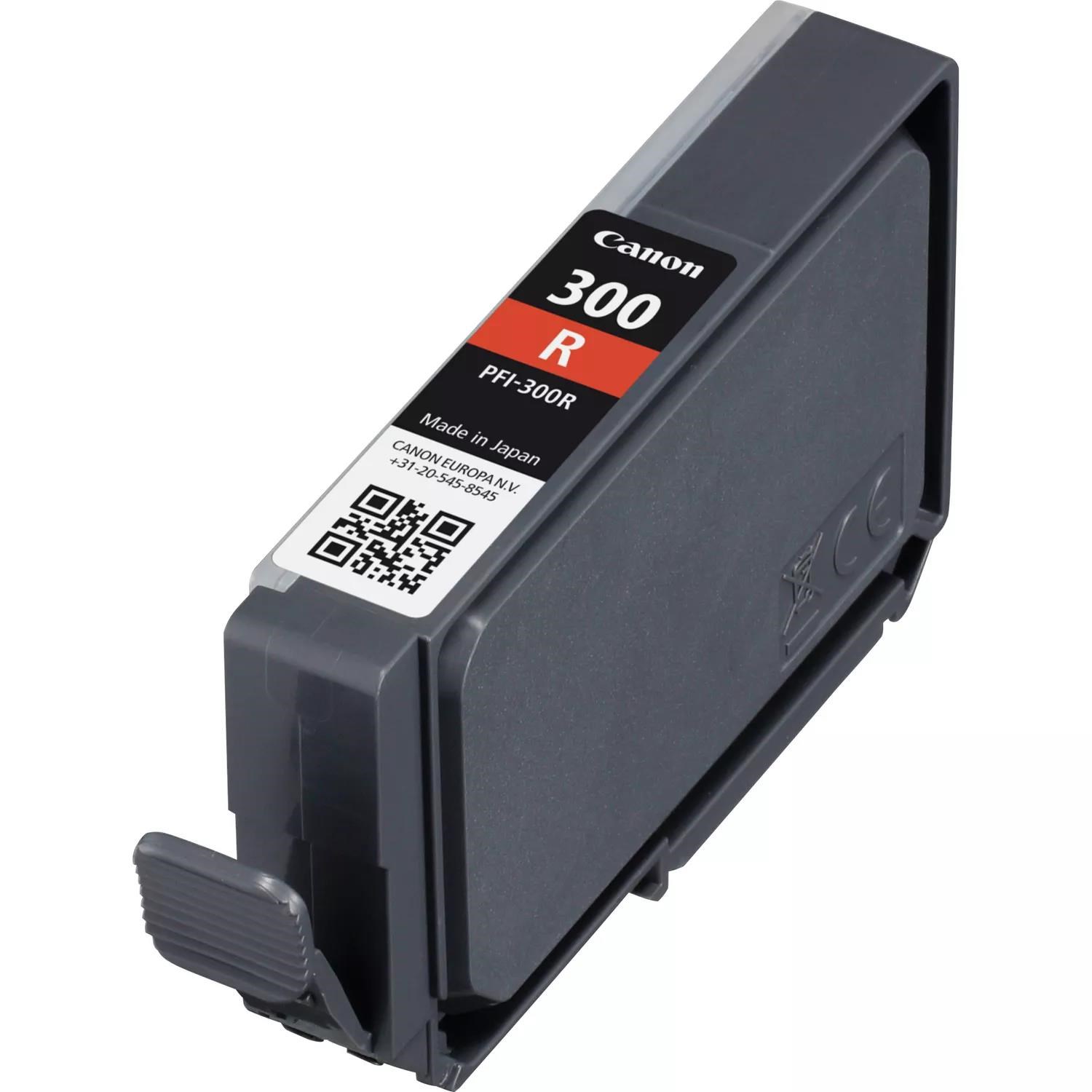 Canon CARTRIDGE PFI-300 R červená pro imagePROGRAF PRO-300