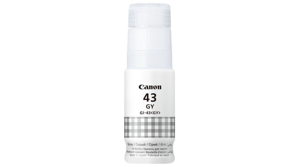 Canon Cartridge GI-43 GY šedá pro PIXMA G540, G640 (3700 str.)
