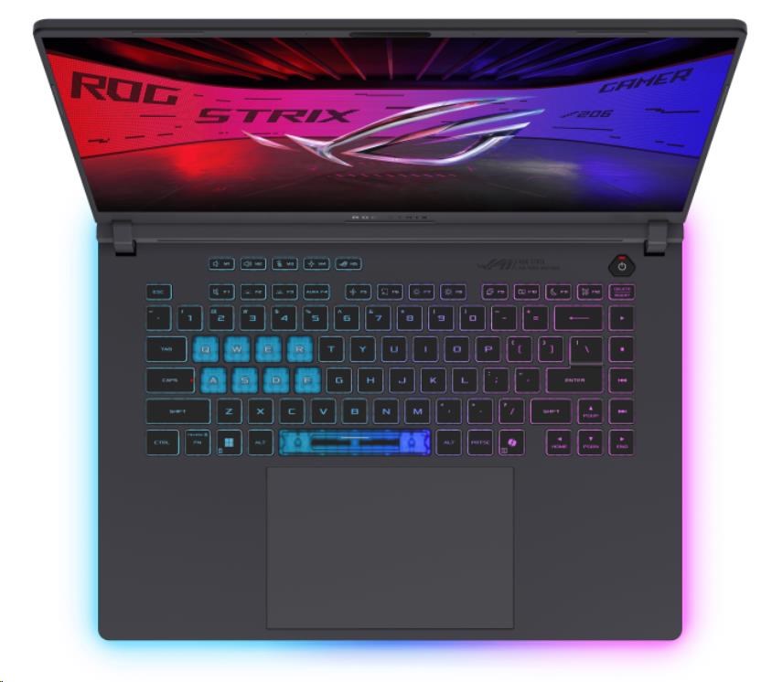 ASUS NTB ROG Strix G16 (G615LR-NEBULA002), Ultra 9-275HX, 16" 2560 x 1600, 32GB, 1TB SSD, RTX 5070Ti, No OS, Gray