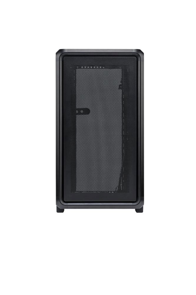 Cooler Master case MasterFrame 400 Mesh Black, mATX, Průhledná bočnice,1x 120mm ARGB Fan, Černá