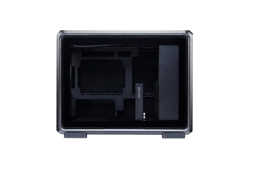 Cooler Master case MasterFrame 400 Mesh Black, mATX, Průhledná bočnice,1x 120mm ARGB Fan, Černá