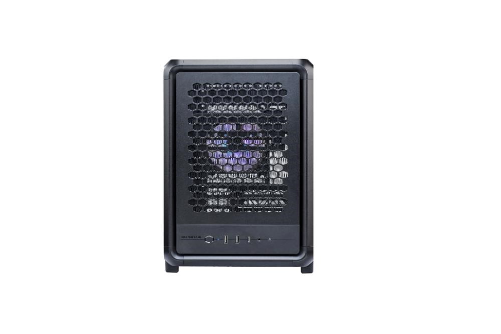 Cooler Master case MasterFrame 400 Mesh Black, mATX, Průhledná bočnice,1x 120mm ARGB Fan, Černá