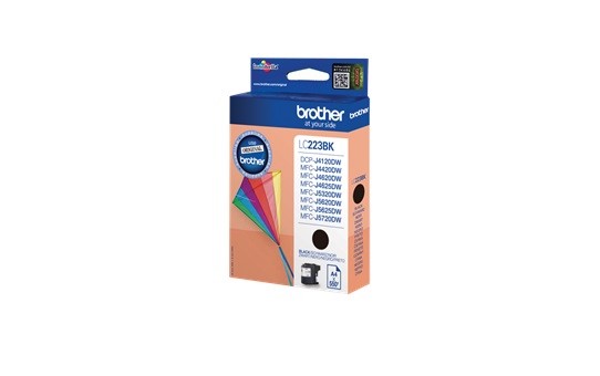 BROTHER INK LC-223BK černý inkoust (až 550 stran A4 dle ISO 24711)