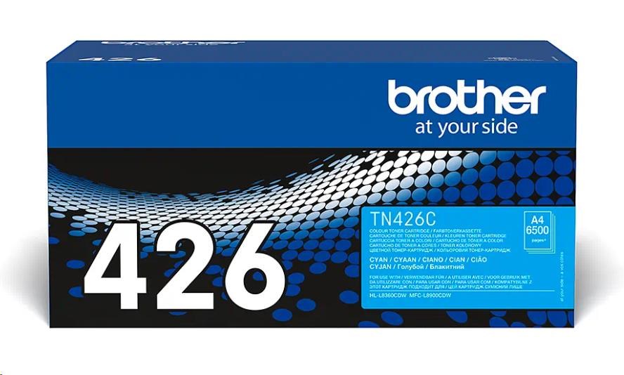 BROTHER Toner TN-426C pro HL-L8360CDW/MFC-L8900CDW, 6.500 stran, Cyan