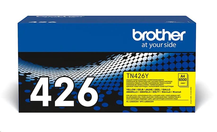 BROTHER Toner TN-426Y pro HL-L8360CDW/MFC-L8900CDW, 6.500 stran, Yellow