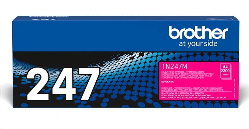 BROTHER Toner TN-247M - PRO HLL3210 HLL3270 DCPL3510 DCPL3550 MFCL3730 MFCL3770 - cca 2300stran