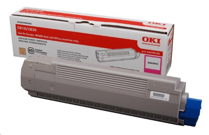 Oki Toner Magenta do C810/C830 (8.000 stránek)