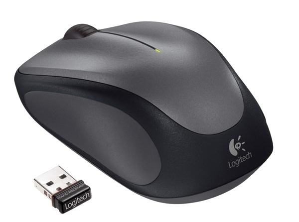 Logitech Bezdrátová myš M235, Kompaktní, šedá