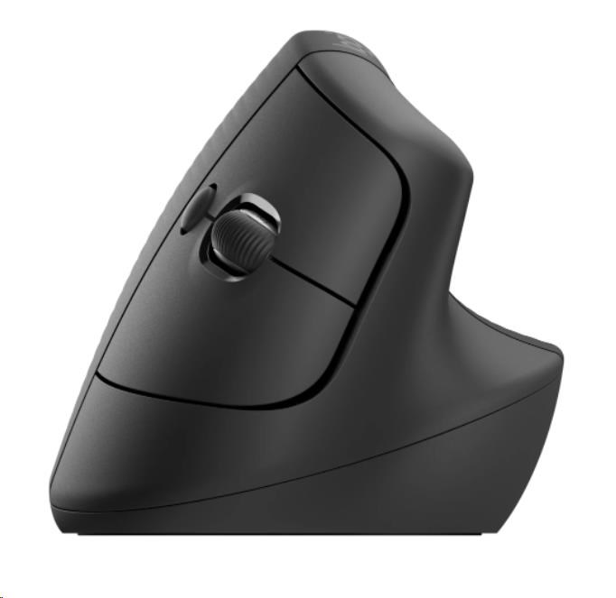 Logitech Lift Vertical Ergonomic Mouse, graphite/black